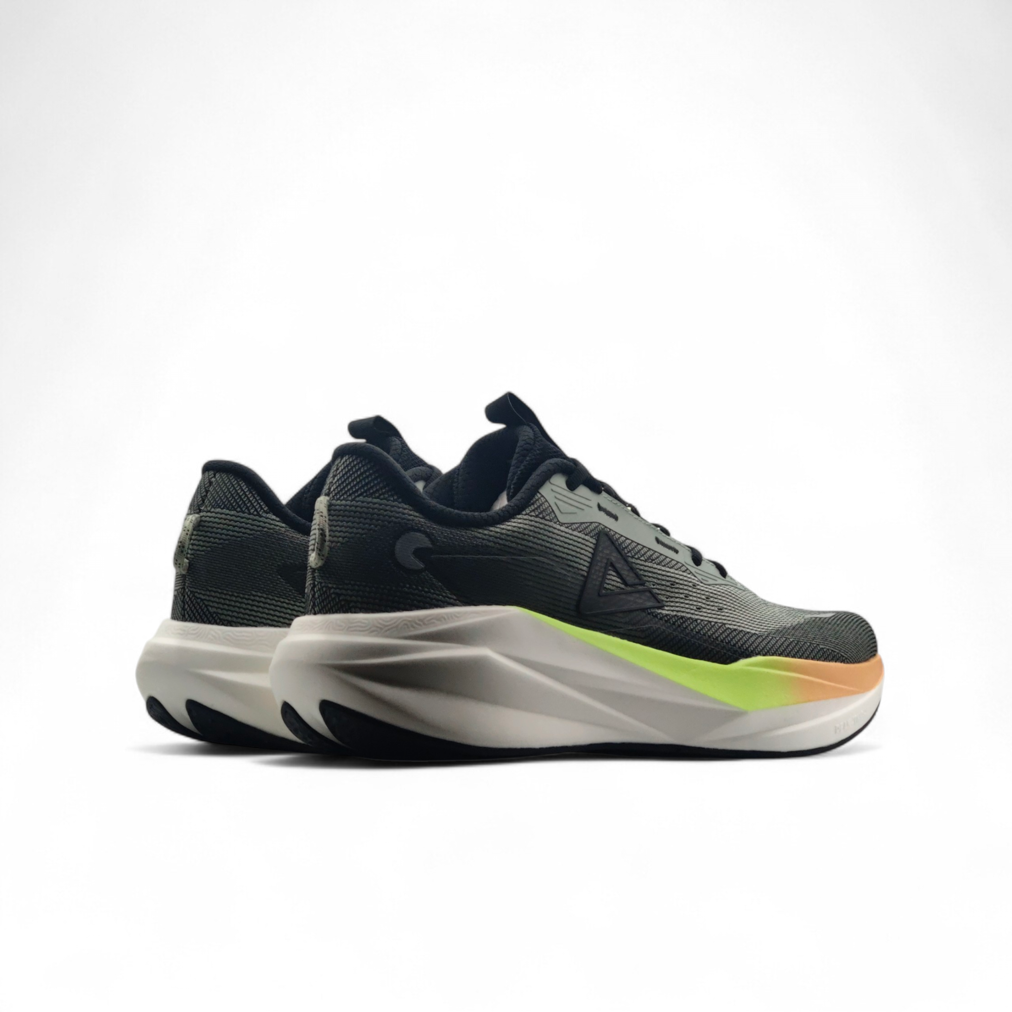 Peak Taichi Cushion Running Shoes Black Green