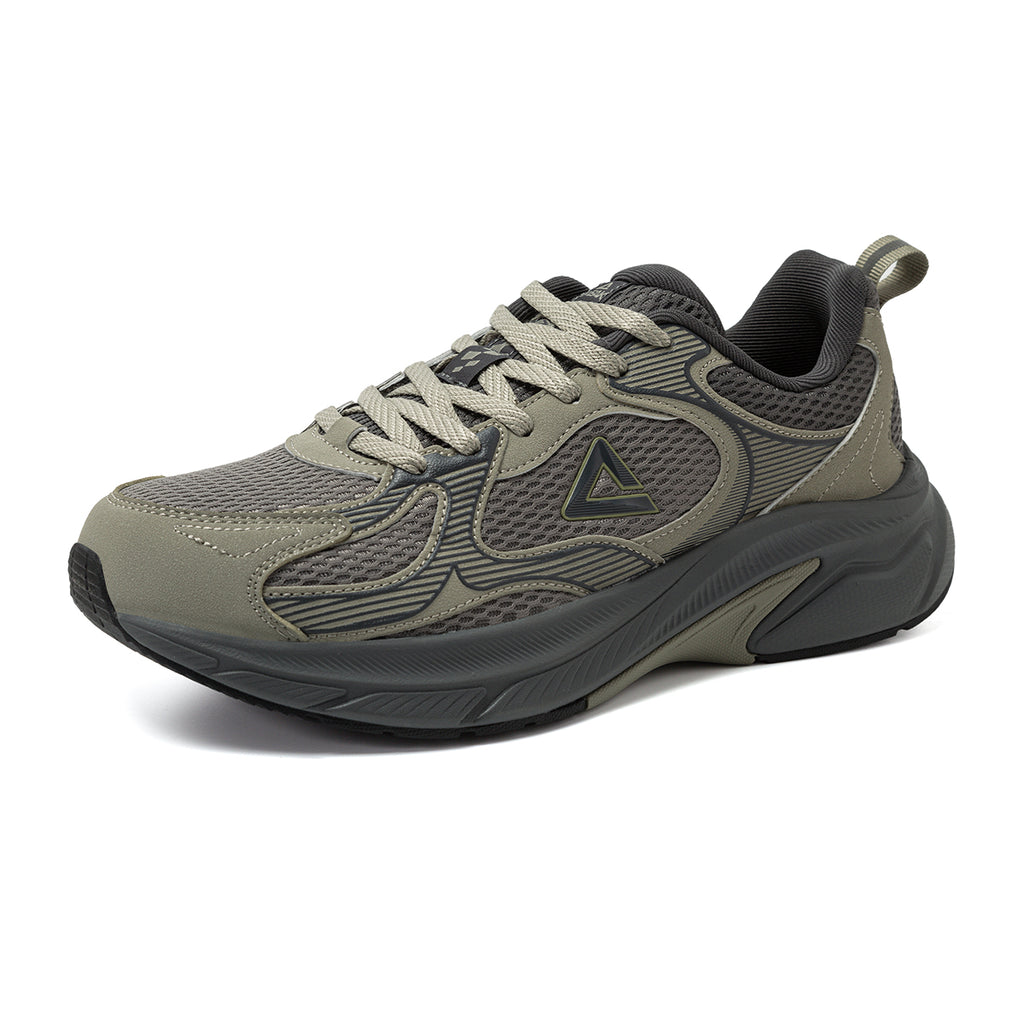 Peak Taichi Training Running Shoes Asphalt Green Magnetic Grey