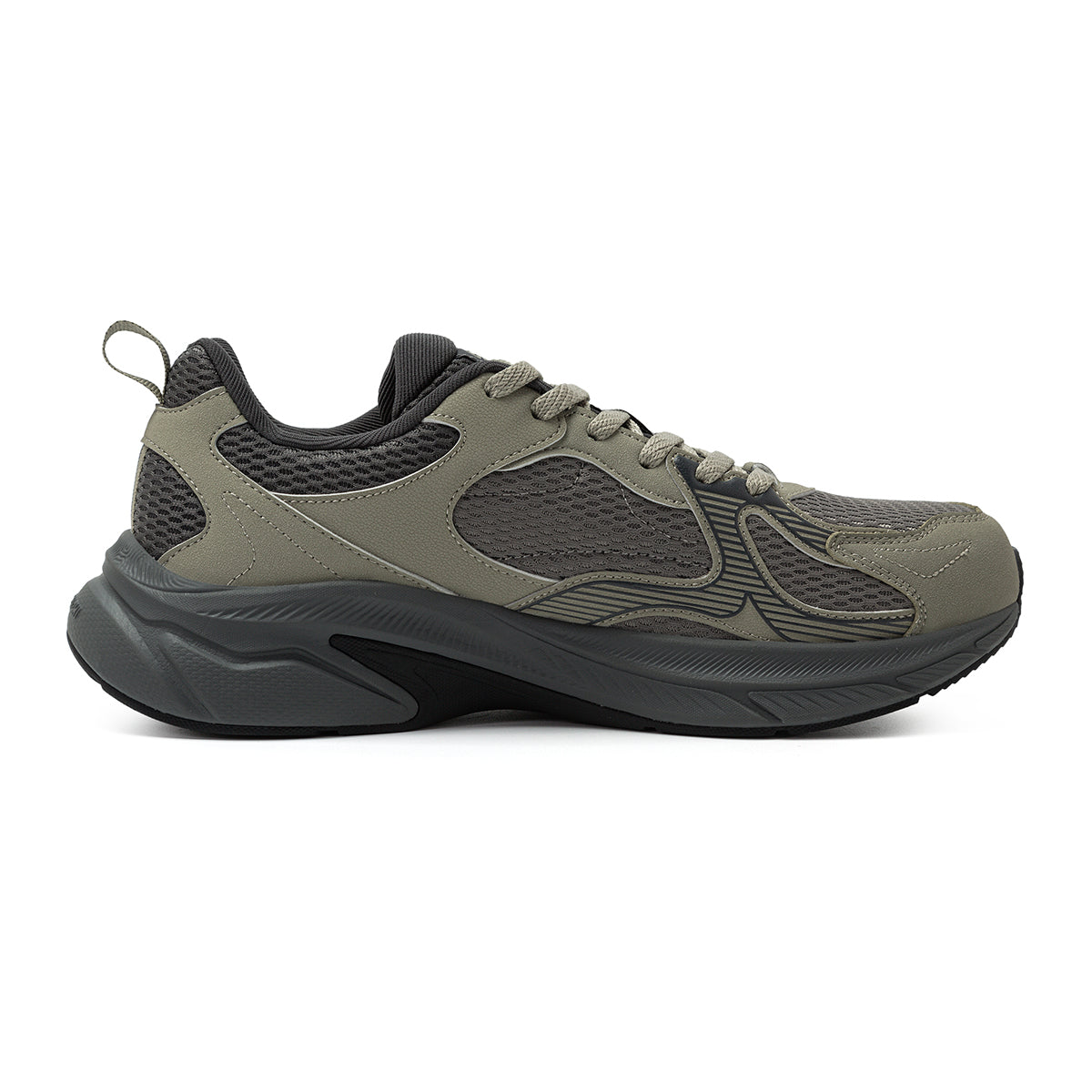 Peak Taichi Training Running Shoes Asphalt Green Magnetic Grey