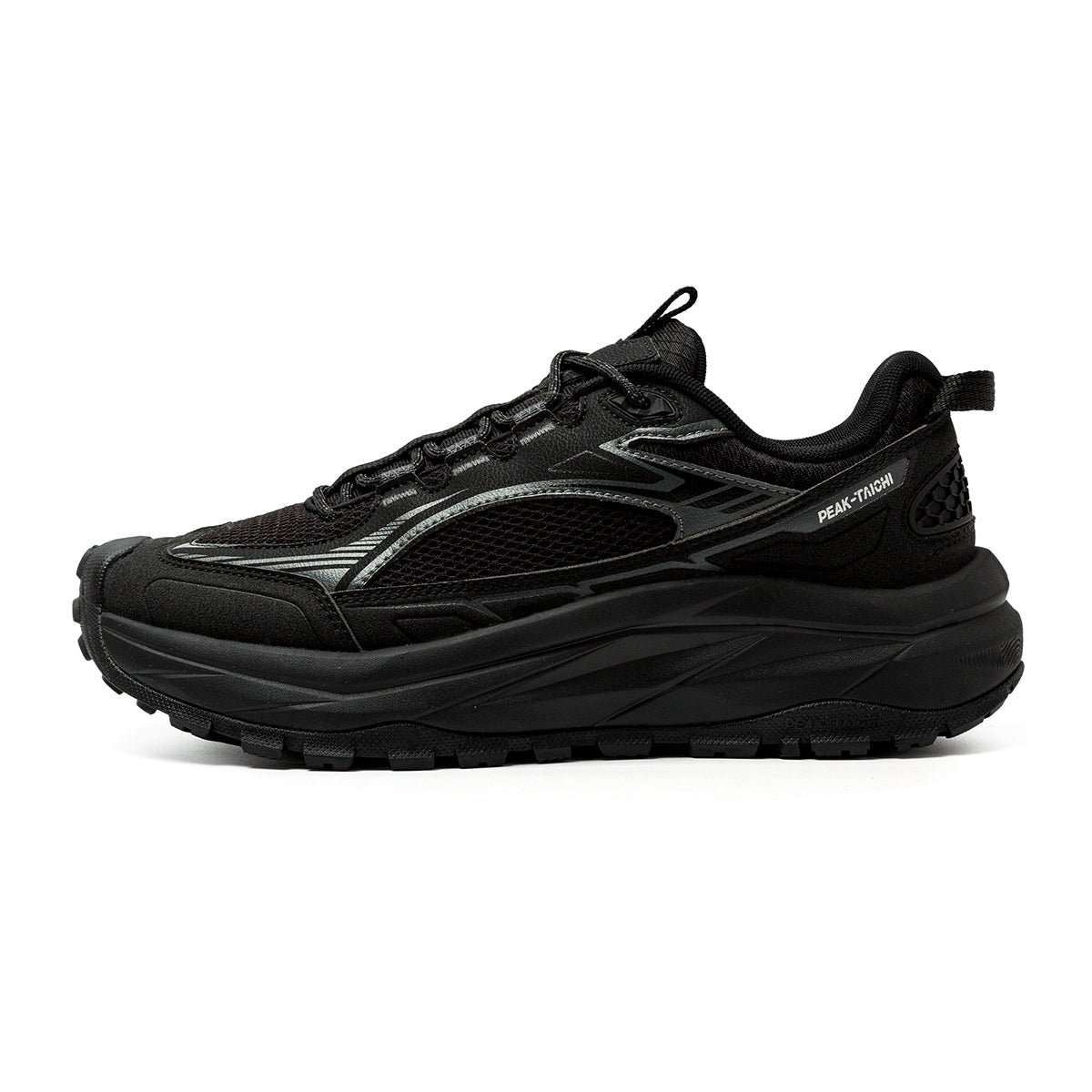 Peak Taichi Outdoor Shoes Black Magnetic Grey