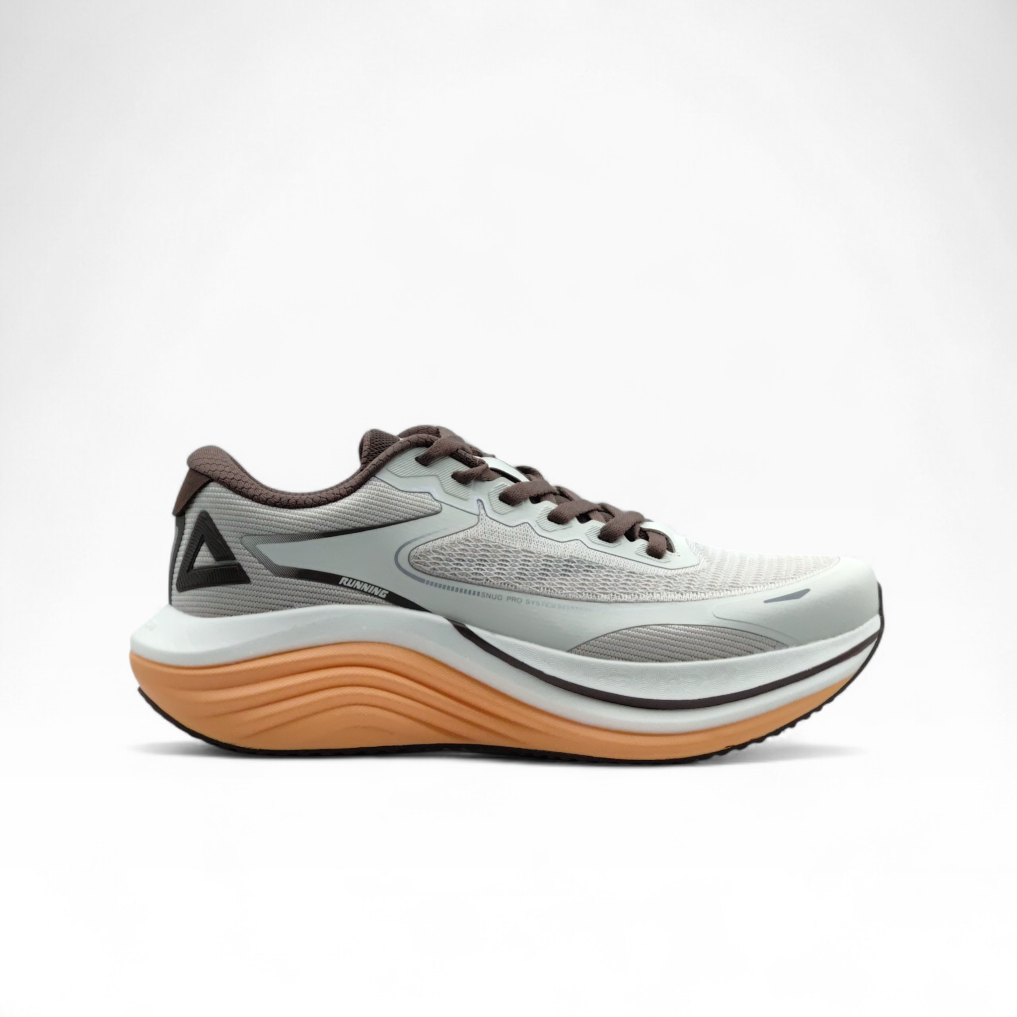 Peak Tiachi Sports Shoes Off White Brown