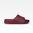 Peak slippers Burgundy