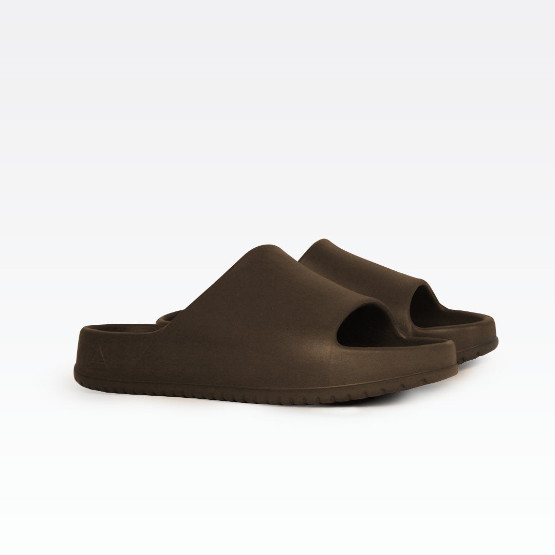 Peak slippers dark coffee