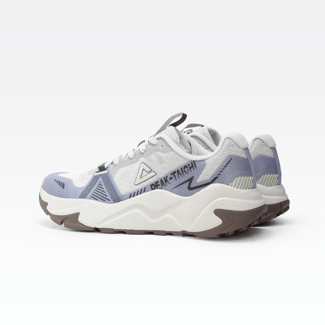 Peak sport shoes light grey purple