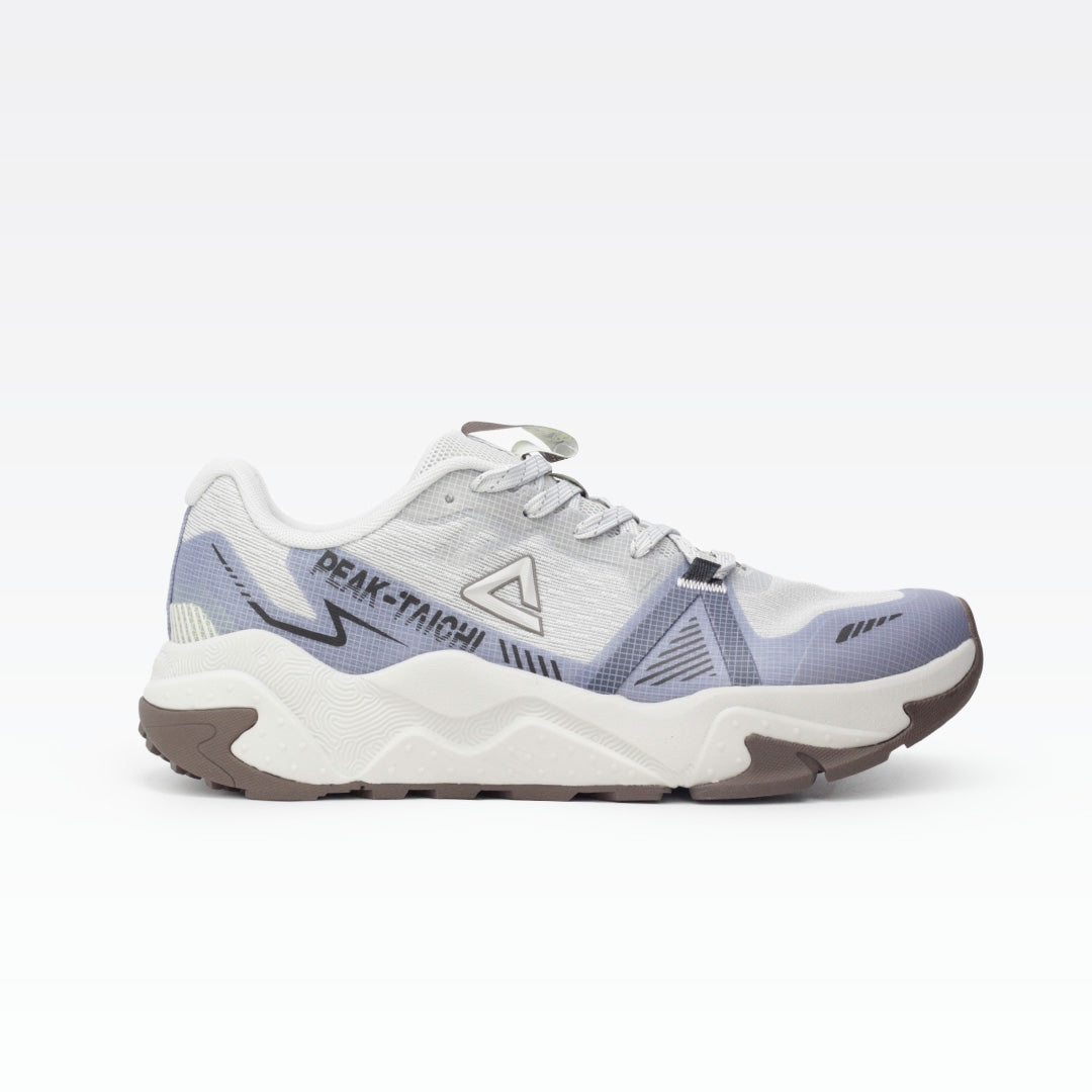 Peak sport shoes light grey purple