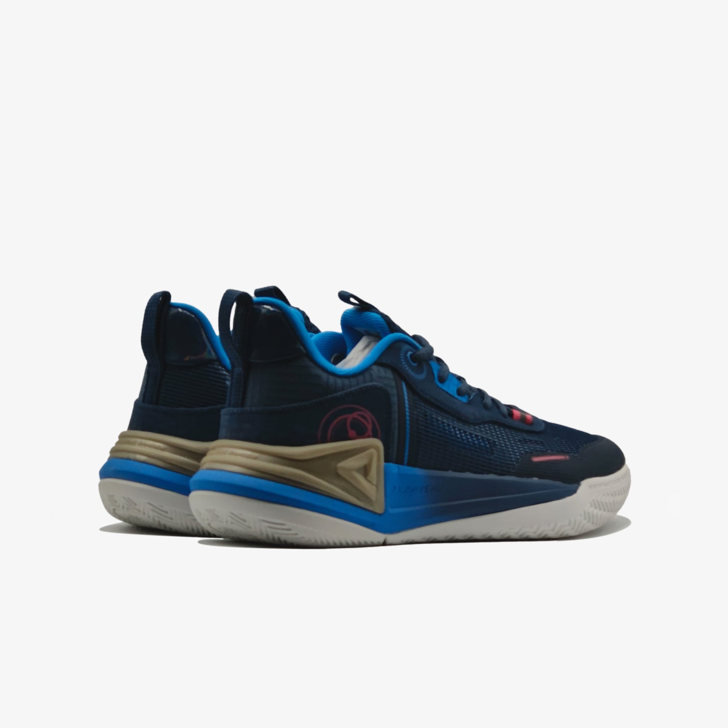 Peak basketball match shoes dark blue