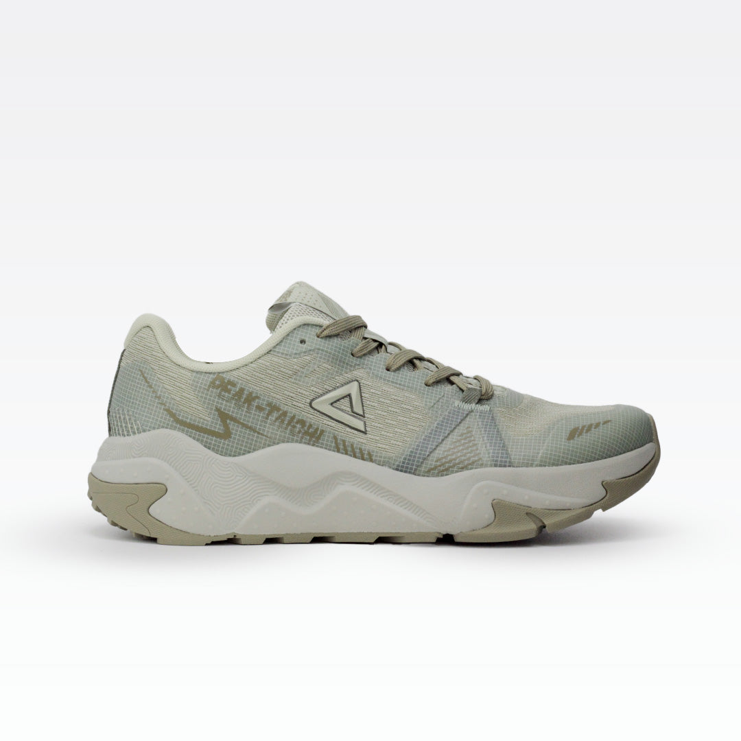 Peak sport shoes silver green