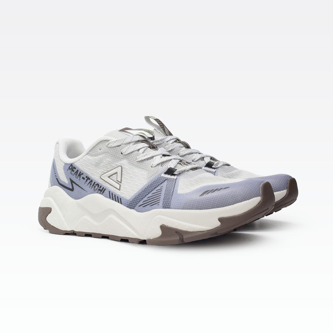 Peak sport shoes light grey purple