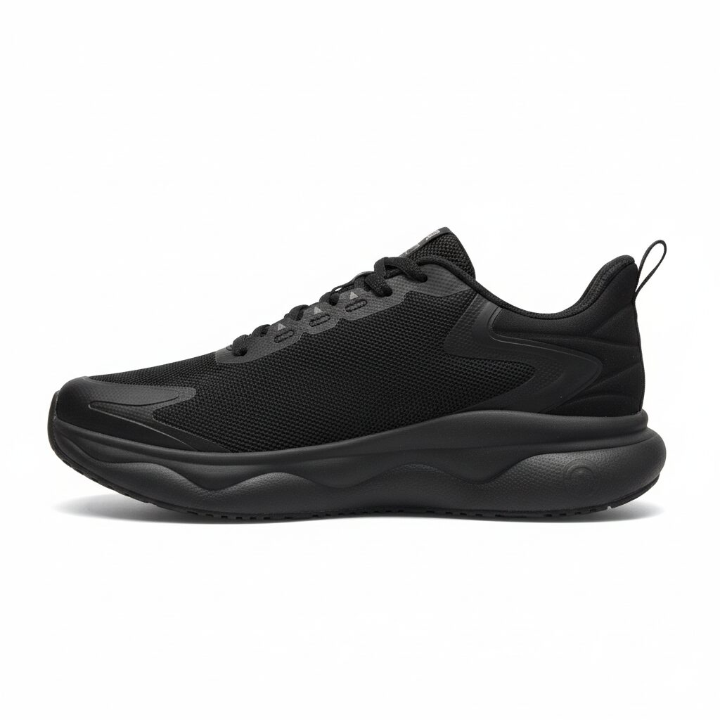 Peak Taichi walking Shoes all black