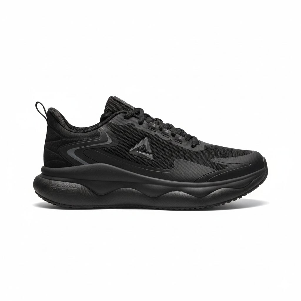 Peak Taichi walking Shoes all black