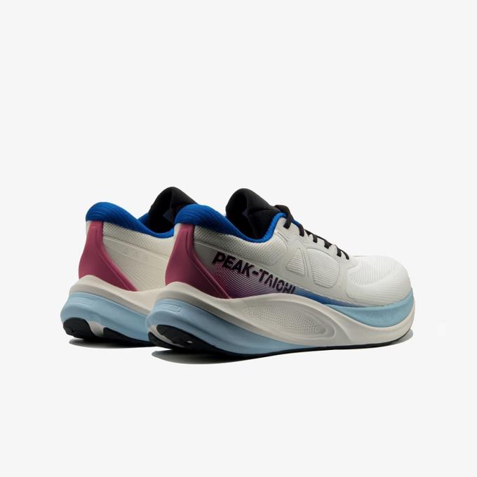 Peak running shoes white blue